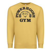 Antique Gold power hause gym Premium Sweatshirt - artisFamous