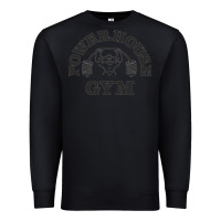 Black power hause gym Premium Sweatshirt - artisFamous