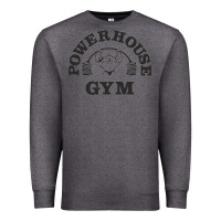 Charcoal Heather power hause gym Premium Sweatshirt - artisFamous