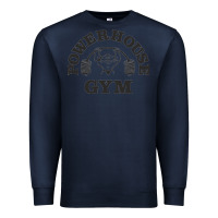 Navy power hause gym Premium Sweatshirt - artisFamous