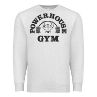 Oatmeal Heather power hause gym Premium Sweatshirt - artisFamous