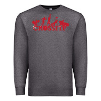 Charcoal Heather crossfit gym Premium Sweatshirt - artisFamous