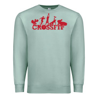 Seafoam crossfit gym Premium Sweatshirt - artisFamous