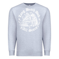 Heather Grey Long Beach Dub All STars Premium Sweatshirt - artisFamous