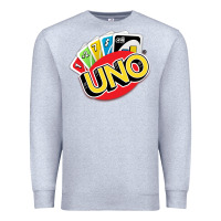 Heather Grey uno funny game Premium Sweatshirt - artisFamous