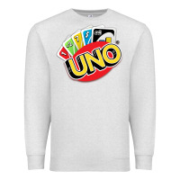Oatmeal Heather uno funny game Premium Sweatshirt - artisFamous