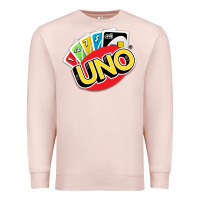 Pale Pink uno funny game Premium Sweatshirt - artisFamous