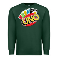 Sports Green uno funny game Premium Sweatshirt - artisFamous