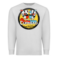 Dove Grey Cuphead Premium Sweatshirt - artisFamous