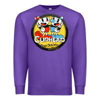 Purple Cuphead Premium Sweatshirt - artisFamous