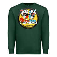 Sports Green Cuphead Premium Sweatshirt - artisFamous