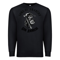 Black sons of anarchy san andreas Premium Sweatshirt - artisFamous