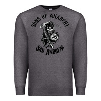 Charcoal Heather sons of anarchy san andreas Premium Sweatshirt - artisFamous