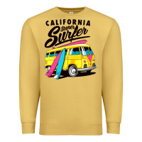Antique Gold california super surf Premium Sweatshirt - artisFamous