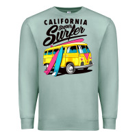 Seafoam california super surf Premium Sweatshirt - artisFamous