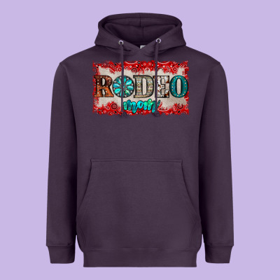 Rodeo Mom Heavyweight Hoodie Designed By Jahusdesignshop