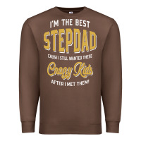 Chestnut I'm The Best Stepdad | Father's Day Premium Sweatshirt - artisFamous