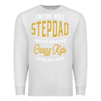 Oatmeal Heather I'm The Best Stepdad | Father's Day Premium Sweatshirt - artisFamous