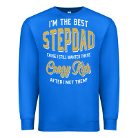 True Royal I'm The Best Stepdad | Father's Day Premium Sweatshirt - artisFamous