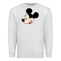 Oatmeal Heather micky mouse Premium Sweatshirt - artisFamous