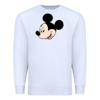 White micky mouse Premium Sweatshirt - artisFamous