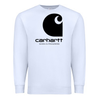 White Carhartt Premium Sweatshirt - artisFamous