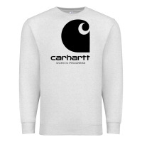 Oatmeal Heather Carhartt Premium Sweatshirt - artisFamous