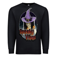Black spooky vibes Premium Sweatshirt - JahusDesignShop