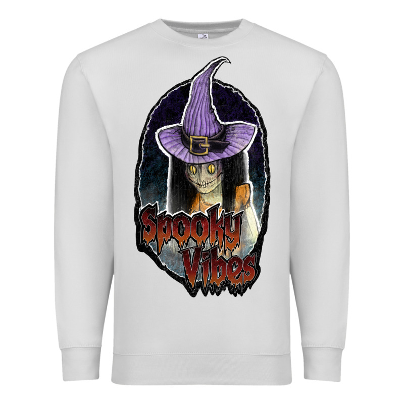 Spooky Vibes Premium Sweatshirt by JahusDesignShop | Teevron