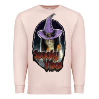 Pale Pink spooky vibes Premium Sweatshirt - JahusDesignShop