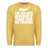 Antique Gold seinfeld   the sea was angry that day my friends Premium Sweatshirt - artisFamous