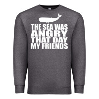 Charcoal Heather seinfeld   the sea was angry that day my friends Premium Sweatshirt - artisFamous