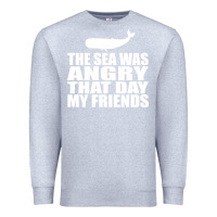 Heather Grey seinfeld   the sea was angry that day my friends Premium Sweatshirt - artisFamous