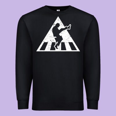 The Ministry Of Silly Walks Distressed Premium Sweatshirt Designed By Artisfamous