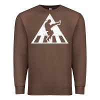 Chestnut The Ministry of Silly Walks Distressed Premium Sweatshirt - artisFamous