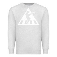 Oatmeal Heather The Ministry of Silly Walks Distressed Premium Sweatshirt - artisFamous
