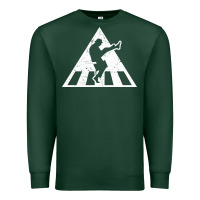 Sports Green The Ministry of Silly Walks Distressed Premium Sweatshirt - artisFamous