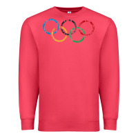 Cardinal OLYMPIC RINGS Premium Sweatshirt - artisFamous