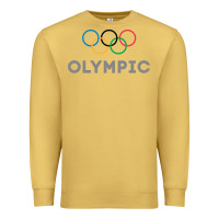 Antique Gold OLYMPIC RINGS Premium Sweatshirt - artisFamous