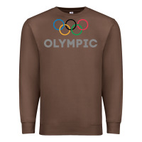 Chestnut OLYMPIC RINGS Premium Sweatshirt - artisFamous