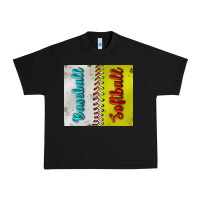 Black Baseball And Softball Tumbler Urban Heavy Tee - BundleAndBundleShop