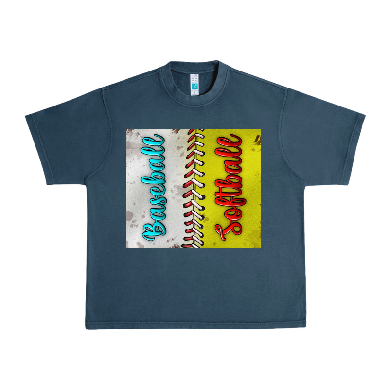 Baseball And Softball Tumbler Urban Heavy Tee by BundleAndBundleShop | Teevron