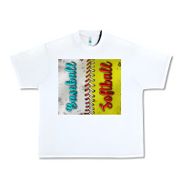 White Baseball And Softball Tumbler Urban Heavy Tee - BundleAndBundleShop