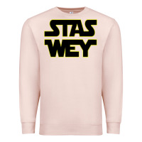 Pale Pink Stas Wey Premium Sweatshirt - artisFamous