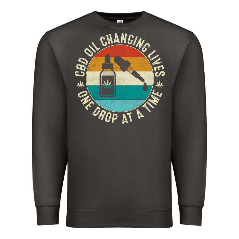 Cbd Oil Changing Lives Premium Sweatshirt by artisFamous | Teevron
