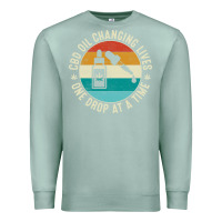 Seafoam CBD Oil Changing Lives Premium Sweatshirt - artisFamous