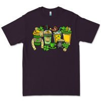 Plum St. Patrick's Day coffee cups Premium Tee - HowdyJamesFarm