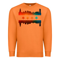 Carrot chicago flag skyline Premium Sweatshirt - artisFamous