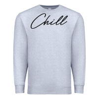 Heather Grey chill Premium Sweatshirt - artisFamous