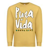 Antique Gold costa rica pura vida Premium Sweatshirt - artisFamous